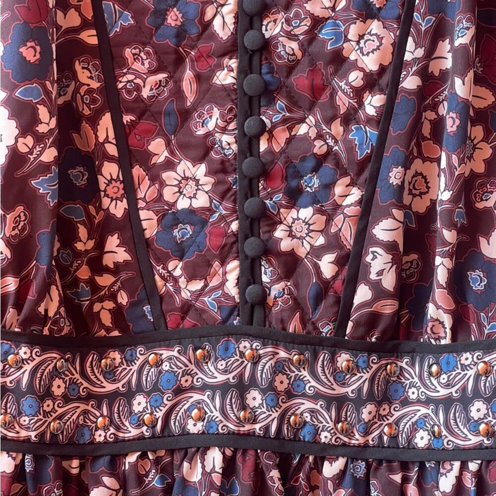 Kate Spade Madison Ave patchwork roseta dress size 2 - Picture 14 of 14